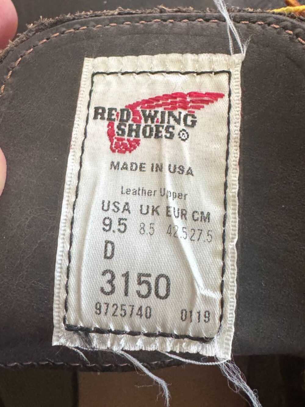 Red Wing 3150 Work Chukka Charcoal Rough & Tough - Picture 7 of 7